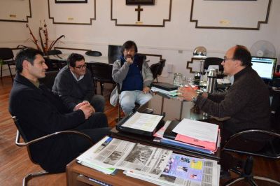 Con el equipo de Hidr�ulica Municipal