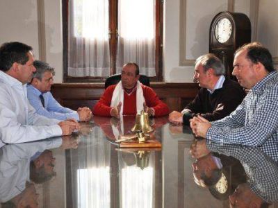 S�nchez se reuni� con autoridades de la Aduana de Necochea