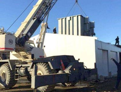 Trasladaron el m�dulo potabilizador a la nueva planta del R�o Pipo