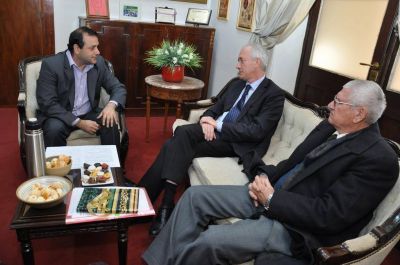 En el d�a del colono Polaco el vicegobernador recibi� al c�nsul de ese pa�s