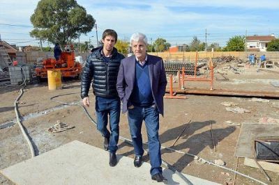 Andreotti supervis� las obras del Hospital Municipal San Cayetano