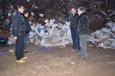 Pacheco recorri� con Irigoin la Planta de Residuos S�lidos Urbanos