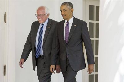 Tras la reuni�n con Obama, Bernie Sanders dijo que trabajar� con Hillary Clinton para derrotar a Donald Trump
