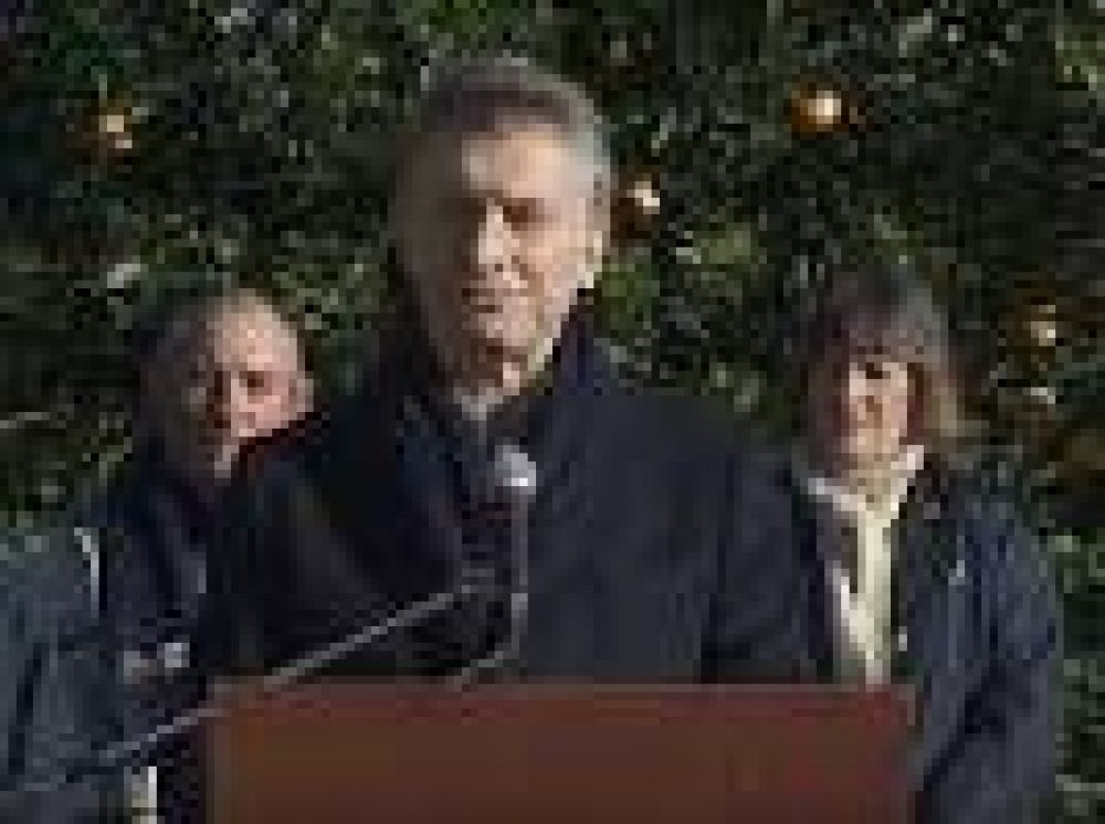 Macri pidi� a la gente que conf�e en que su gobierno 