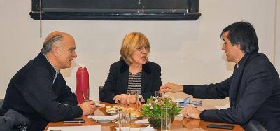 Grindetti se reuni� con Bullrich