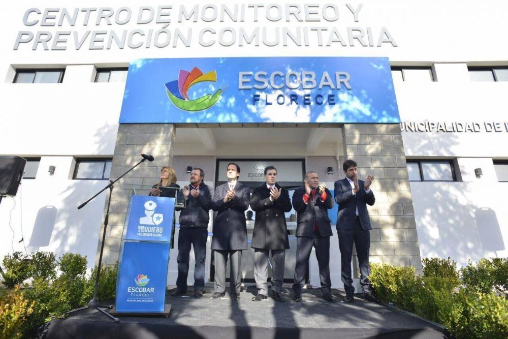 Sujarchuk y Ritondo inauguraron el centro de monitoreo de Escobar