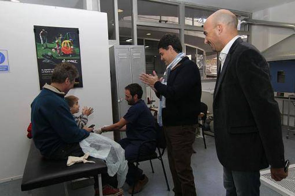 Jorge Macri visit� las nuevas obras del Instituto Dr Anselmo Marini