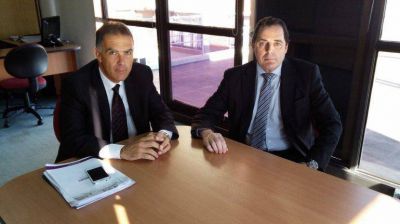 Vitale se reuni� con el presidente del Colegio de Abogados de Azul
