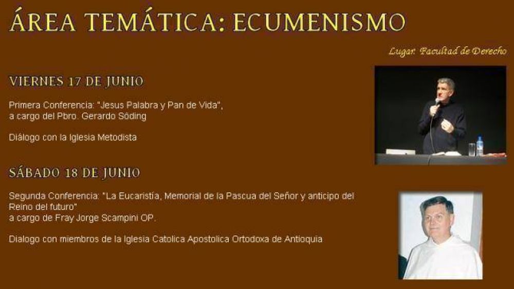 El Ecumenismo en el Congreso Eucarstico Nacional