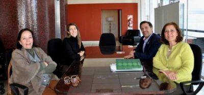 El ministro Amitrano se reuni� con la rectora de la Universidad de los Comechingones