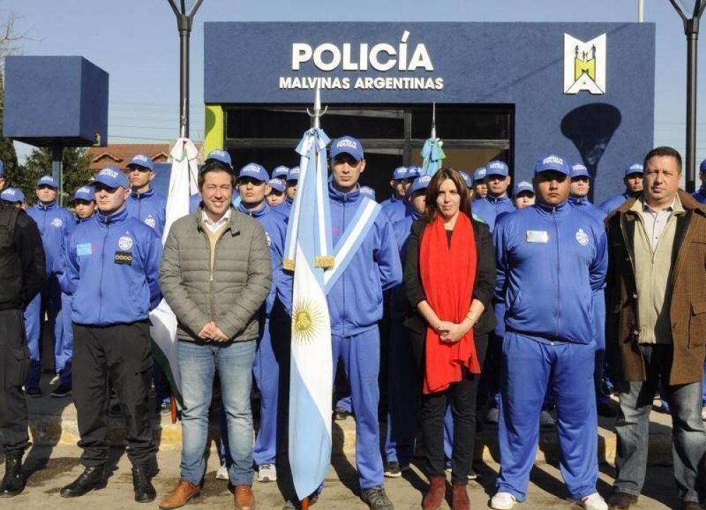 Nardini inaugur� un puesto de seguridad en Grand Bourg
