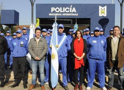 Nardini inaugur� un puesto de seguridad en Grand Bourg