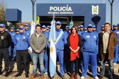Nardini inaugur� un puesto de seguridad en Grand Bourg