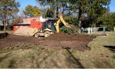 El Municipio construye un Play�n Multiprop�sito en Lagomarsino