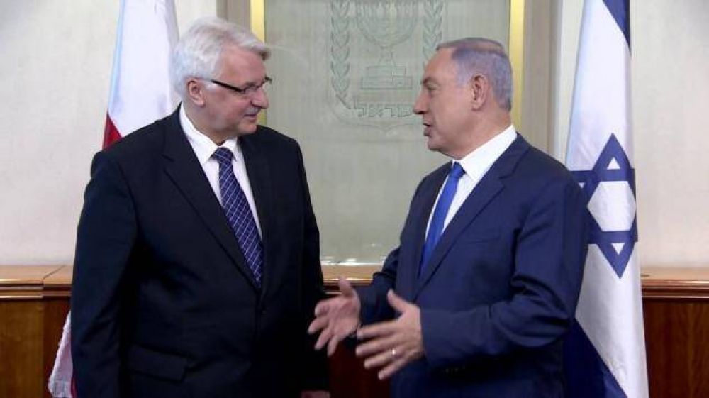 Netanyahu se reuni� con el ministro de Relaciones Exteriores de Polonia