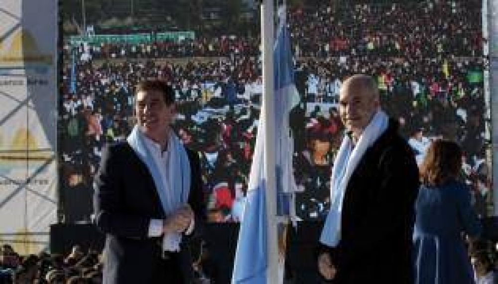 Rodr�guez Larreta acompa�� la jura de lealtad a la bandera