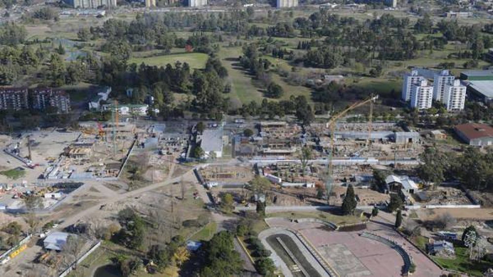 Avanza la obra de la Villa Ol�mpica, que ser� un nuevo barrio en el sur porte�o