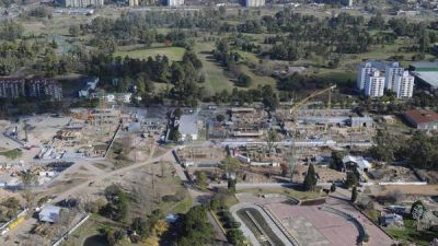 Avanza la obra de la Villa Ol�mpica, que ser� un nuevo barrio en el sur porte�o