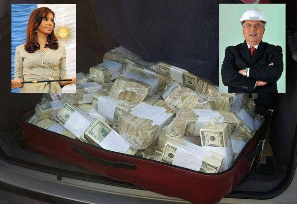 El dinero que L�pez trat� de esconder es casi el doble de lo que declar� como patrimonio CFK