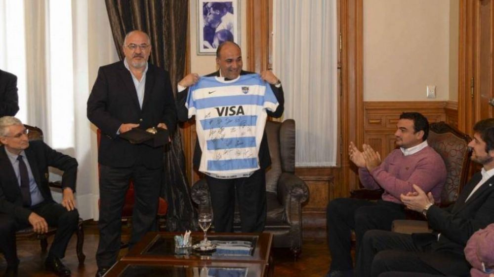 Los Pumas visitaron a Manzur en Casa de Gobierno