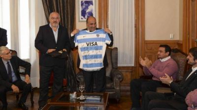 Los Pumas visitaron a Manzur en Casa de Gobierno