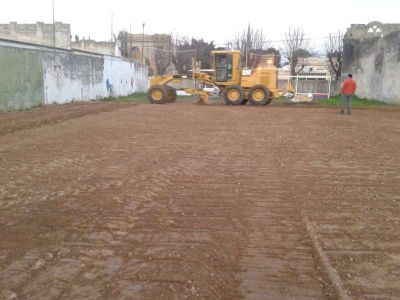 Comenzaron las obras en el Polideportivo de Ferro