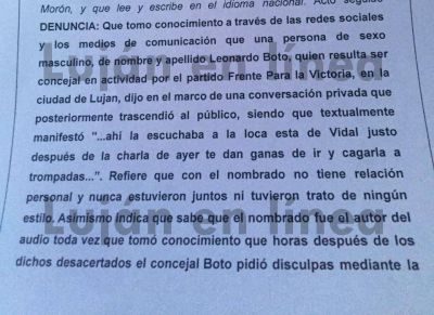 La gobernadora Vidal denunci� a Boto por �posible comisi�n de delito�