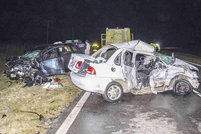 Tandilenses involucrados en tr�gico choque en cercan�as del arroyo Los Huesos