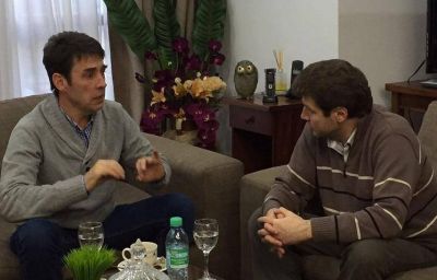 Gustavo Melella recibi� a �tito� Stefani, referente del PRO fueguino