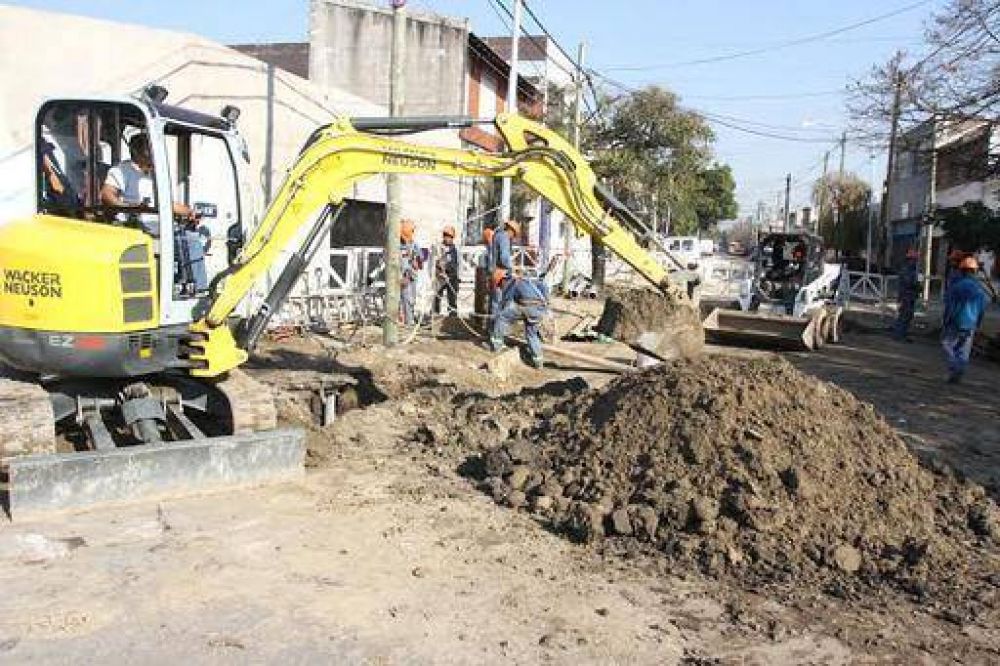 Avanza la extensi�n de la red cloacal hacia la cobertura total del distrito