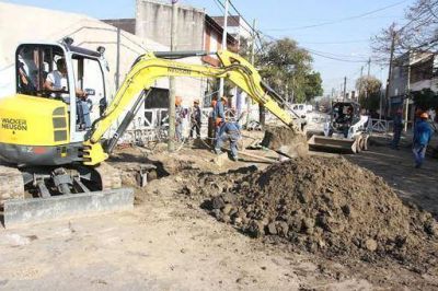 Avanza la extensi�n de la red cloacal hacia la cobertura total del distrito