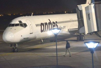 Arrib� a Jujuy el primer vuelo de Andes