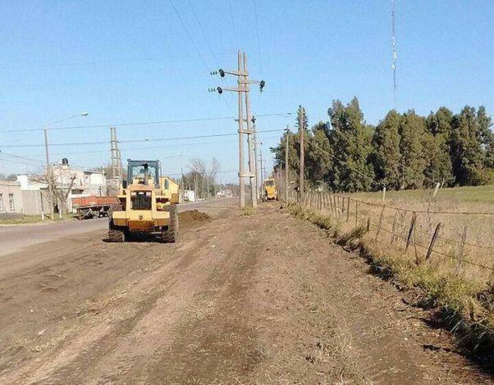 Realizan trabajos de reparaci�n en avenida Alberdi