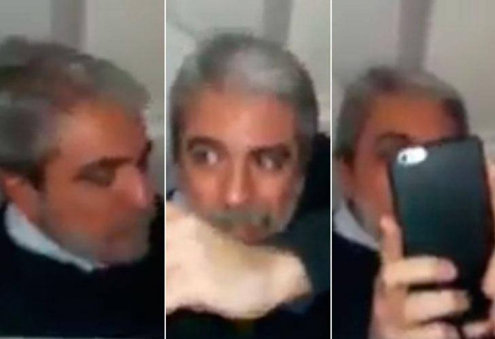Escracharon a An�bal Fern�ndez en el vuelo a Londres