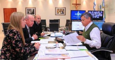 Peppo y Heffner proyectaron la reactivaci�n de obras en Bermejito