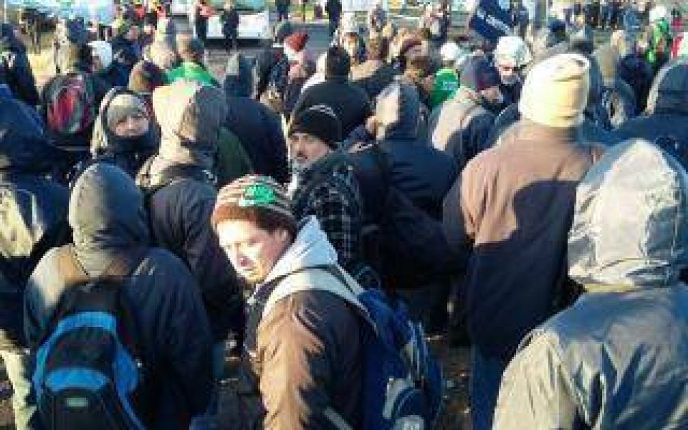 Metal�rgicos, con protestas en varios puntos del corredor norte