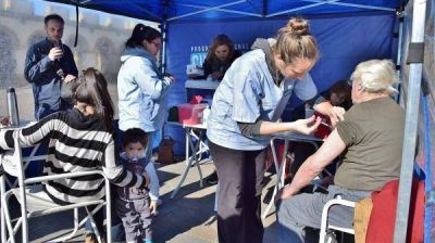 Sigue la atenci�n de consultas cl�nicas, odontol�gicas y vacunatorio