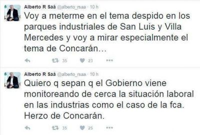Alberto Rodr�guez Sa� afirm� que va a �mirar especialmente la f�brica de Concar�n�