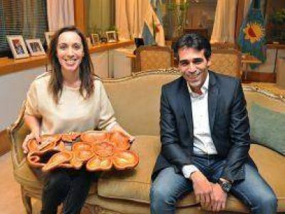 Mar�a Eugenia Vidal se reuni� con el intendente Facundo L�pez