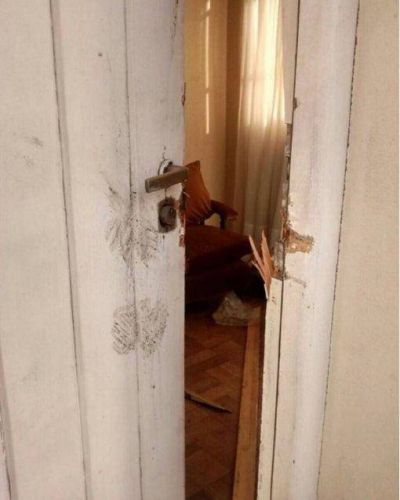 A Cristina Kirchner le violentaron su casa de R�o Gallegos y denunci� persecuci�n de la Metropolitana