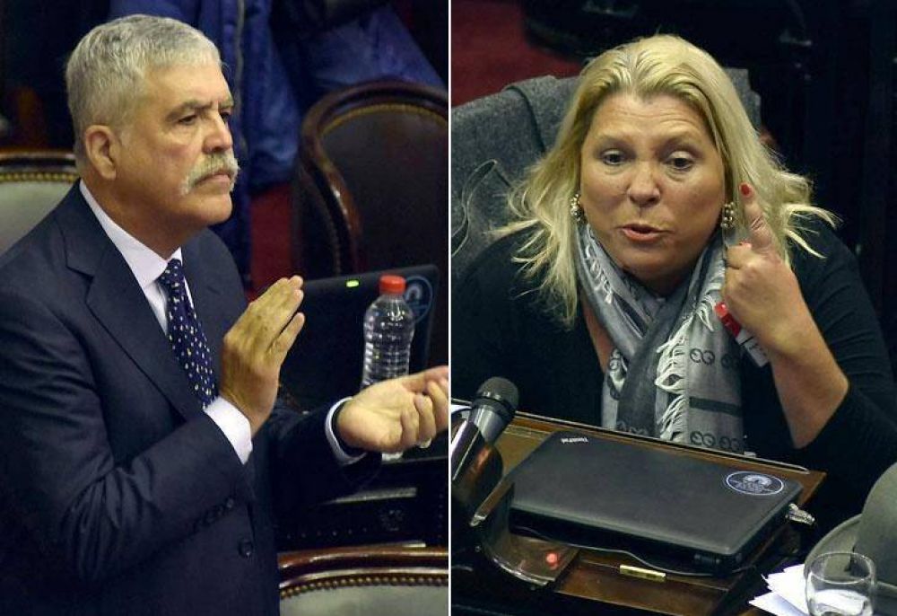 Intenso cruce entre Elisa Carri� y Julio De Vido: 