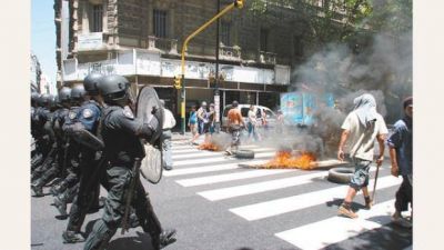 El control de la calle, otro flanco d�bil del gobierno de Macri