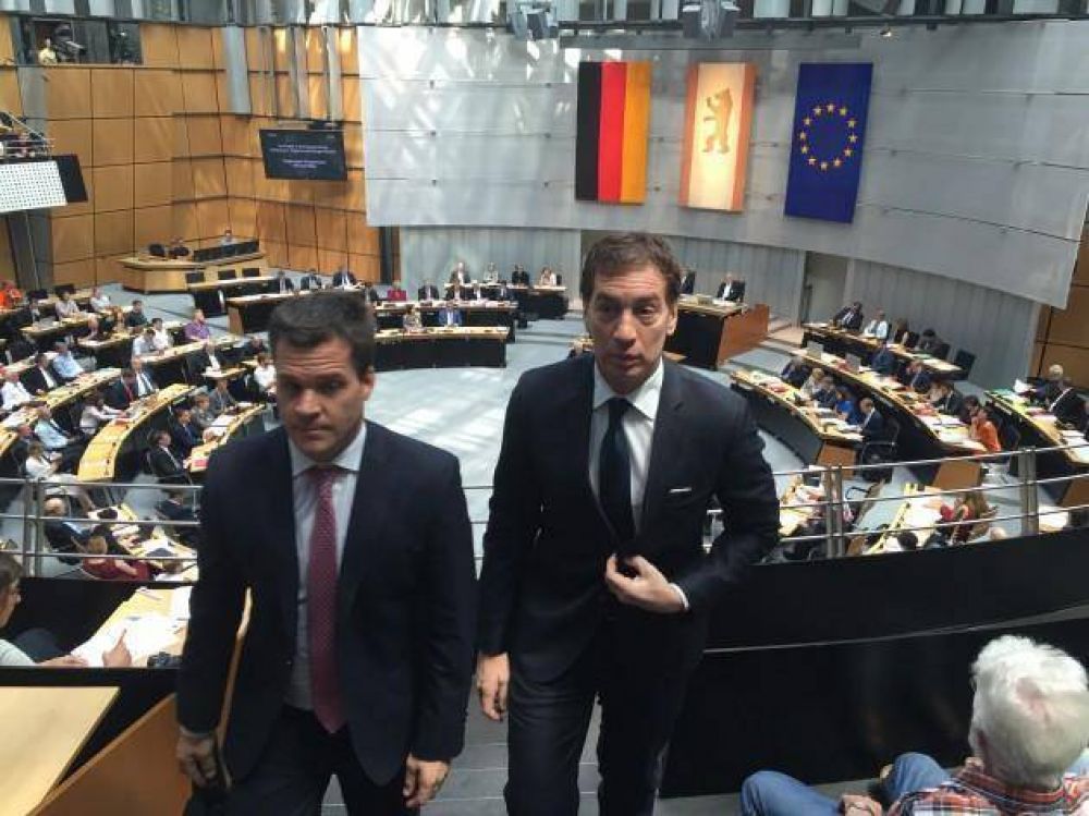 Santilli, con el titular de la C�mara de Representantes de Berl�n
