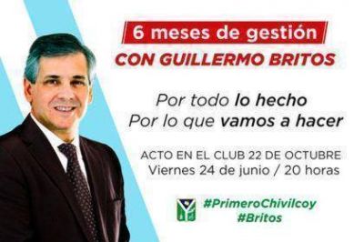 El Intendente Britos realiza un acto por los seis meses de gesti�n