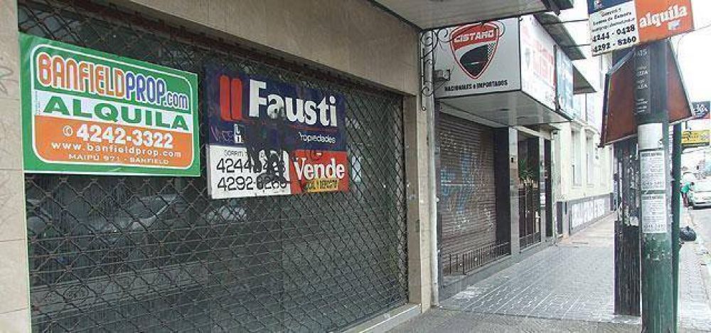 La crisis comercial impacta en el mercado de alquileres de locales