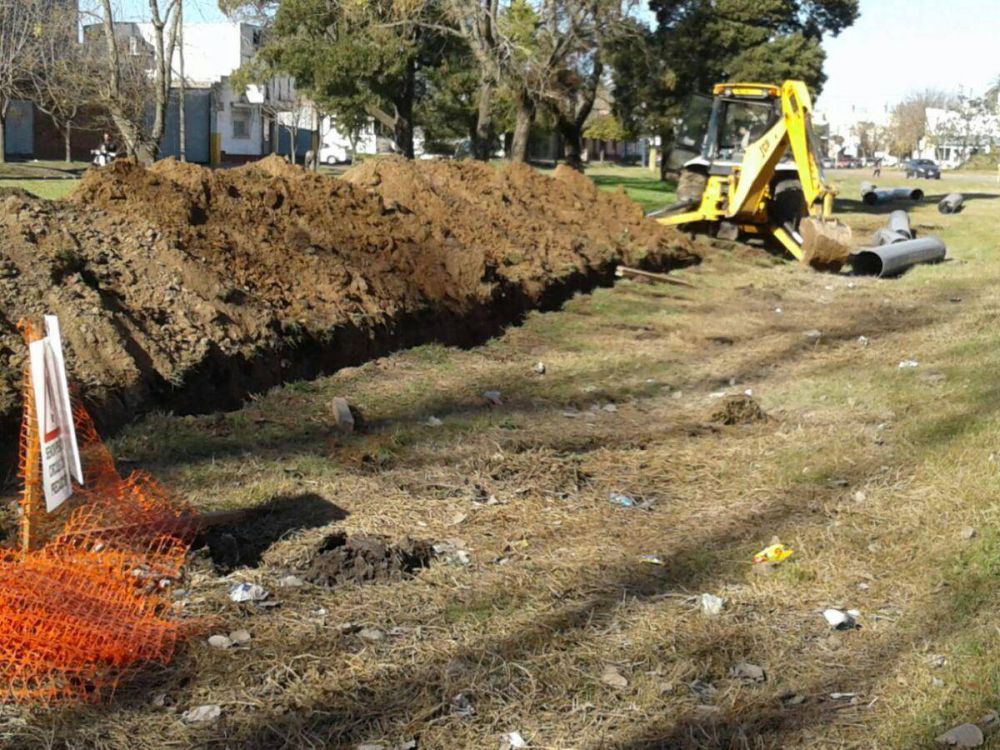 Avanza la obra de la micromalla que mejorar� la distribuci�n del agua potable en Chascom�s