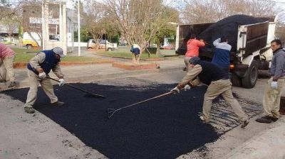 Tigre avanza con su plan de bacheo