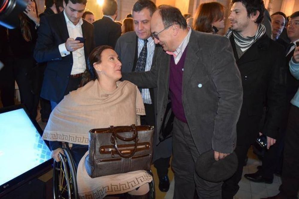 Con la Vicepresidente de la Naci�n Gabriela Michetti