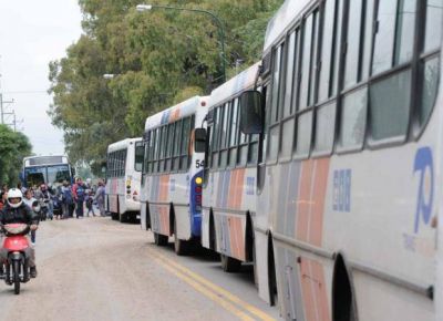 Cortaron el trasporte urbano en la capital puntana