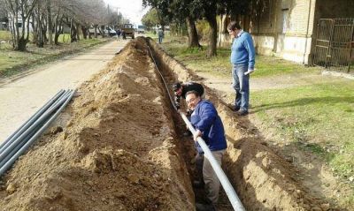 Iniciaron obra de la red de agua en Cascallares